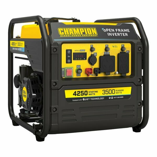 Champion Power Equipment CPE 224 CC Gasoline-Powered Open Frame Inverter Portable Generator with ParaLink Ports 200954 1412954